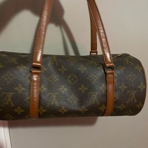 Louis Vuitton monogram cylinder shoulder bag